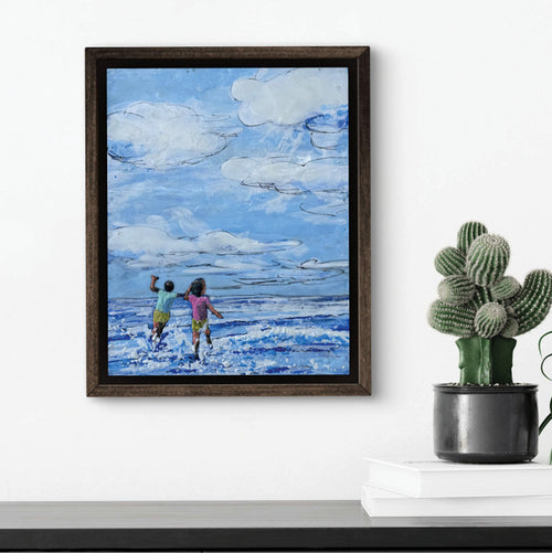 Cerulean Splash, 14" x 11"
