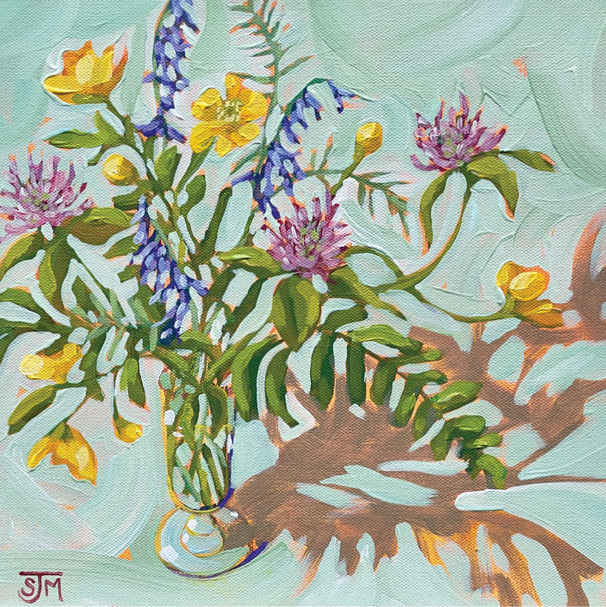 Wild Bunch, 12" x 12"