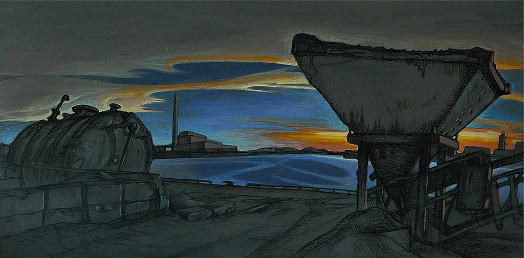 Ship-Channel Turning Basin Looking East
